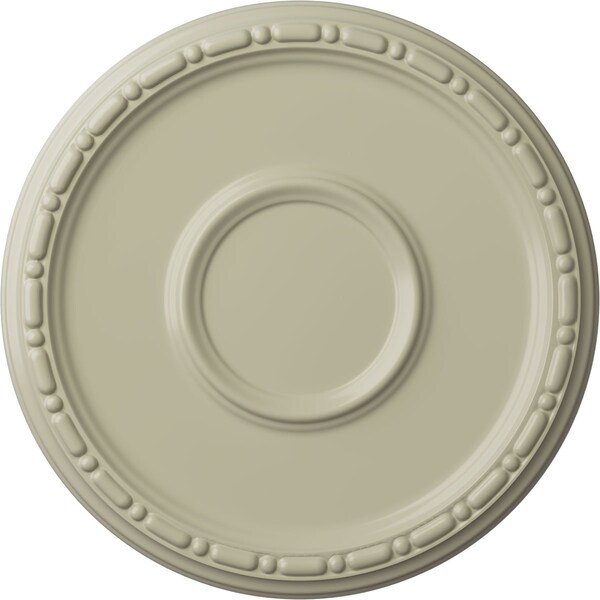 Ekena Millwork Medea Ceiling Medallion (Fits Canopies up to 5 1/2"), Hand-Painted Clear Yellow, 16 1/2"OD x 1 1/2"P CM16MDCYF - main